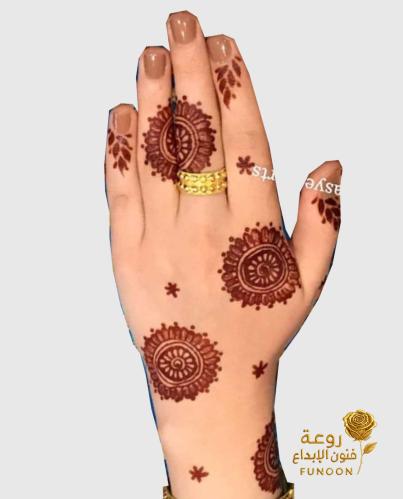 استيكر حناء لليدين موديل