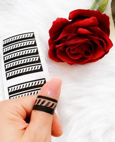 Henna finger sticker T25