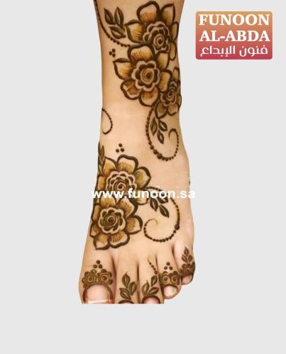 استيكر حناء للرجلين موديلC84