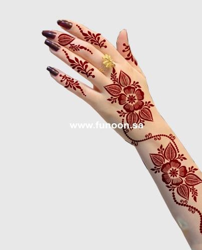 استيكر حناء X130 لليدين -FUNOONALABDA