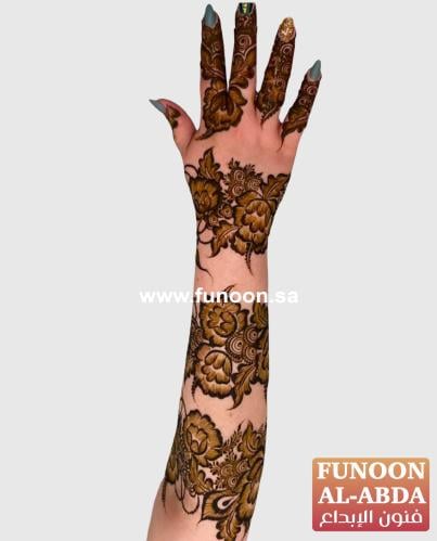 استيكر حناء لليدين موديل Z138