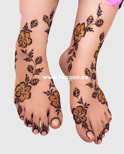 استيكر حناء للرجلين موديلC157