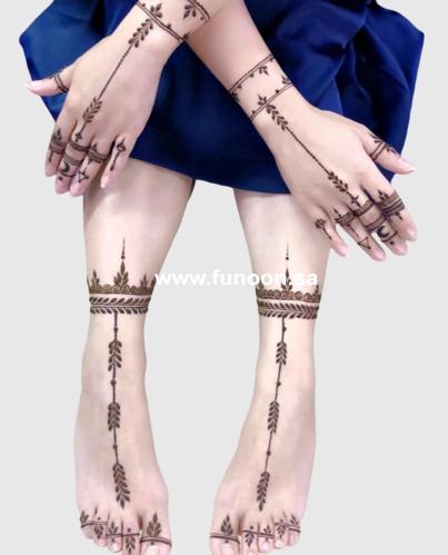 استيكر حناء لليدين موديلC81