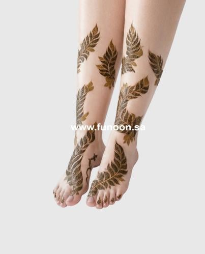 استيكر حناء للرجلين موديل Z212