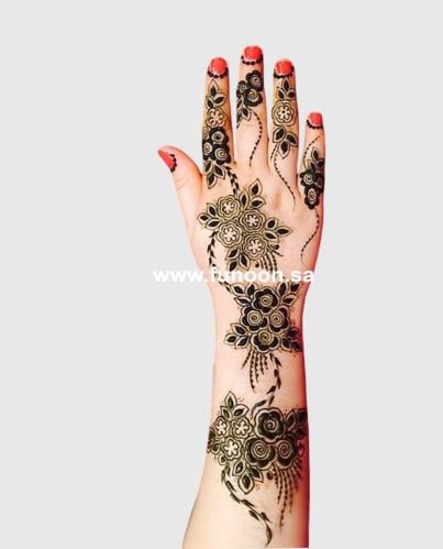 استيكر حناء لليدين موديلC215