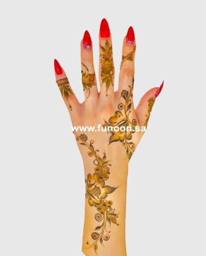 استيكر حناء Z161 لليدين -FUNOONALABDA