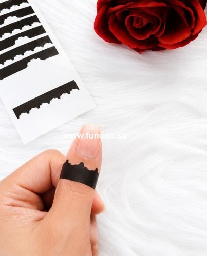Henna finger sticker T16
