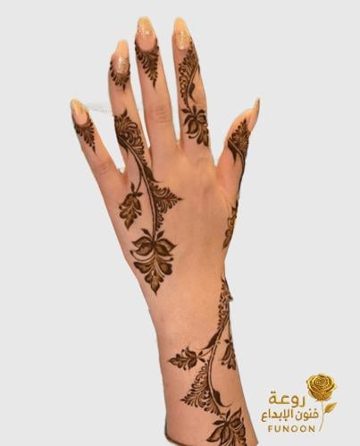 استيكر حناء لليدين موديلZ7