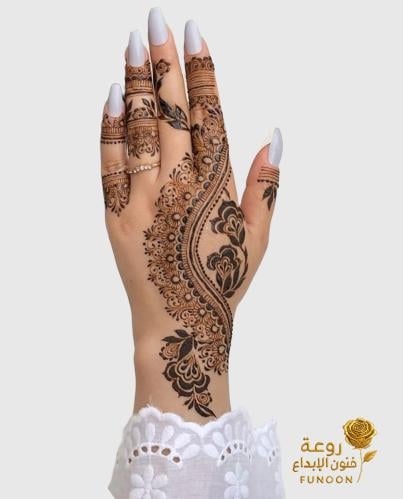 استيكر حناء لليدين موديلC106