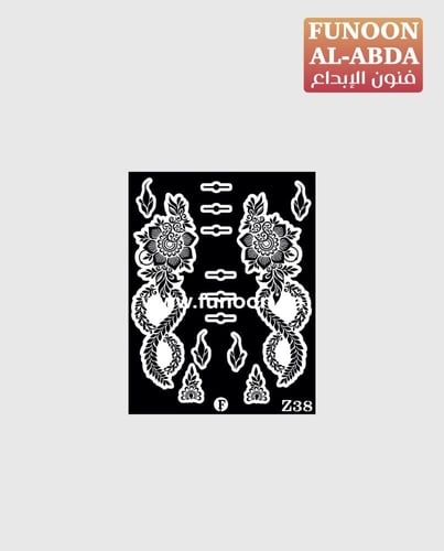 استيكر حناء لليدين موديلZ38