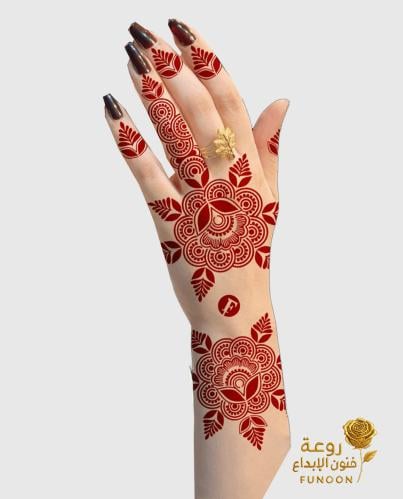 استيكر حناء لليدين موديلC298
