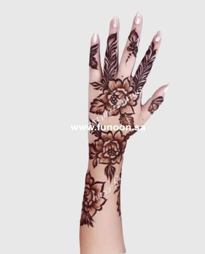 استيكر حناء لليدين موديل Z139