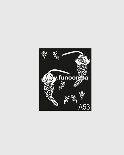 استيكر حناء داخل الكف لليدين موديلA53