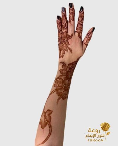 استيكر حناء لليدين موديل Z140