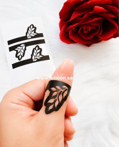 Henna finger sticker T5