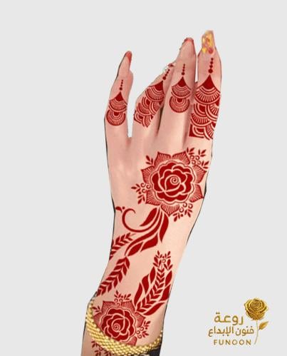 استيكر حناء لليدين موديل Z52