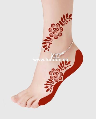 استيكر حناء للرجلين موديل C200