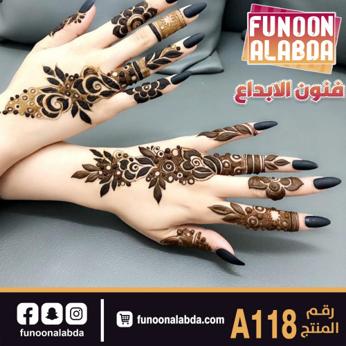 استيكر حناء لليدين موديلA118