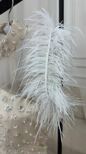 فستان سهرة اطلالة مميزة خامه تل مطرزه بلول وخرز TO...