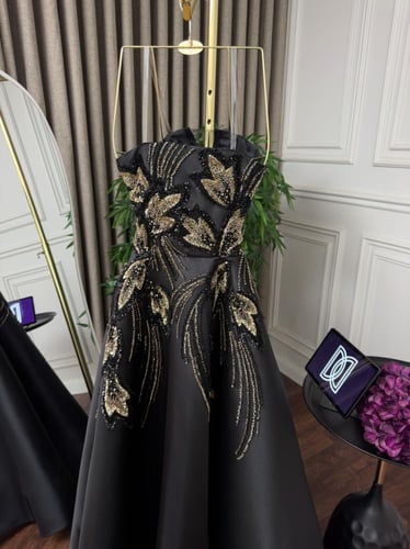 فستان سهرة ميكاد وكلفه تطريز راقي 982