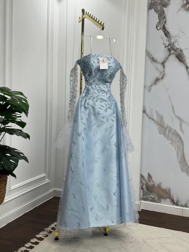 فستان سهرة جميل وانيق مديل RO- 5478