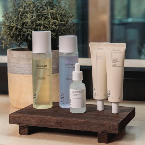 روتين للعناية بالبشرة المختلطة و الدهنية