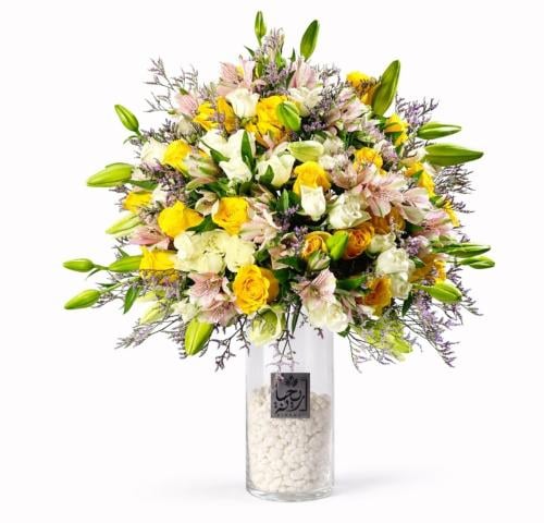 Morning roses vase