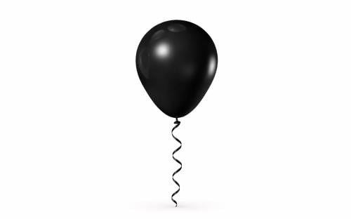 Black balloon