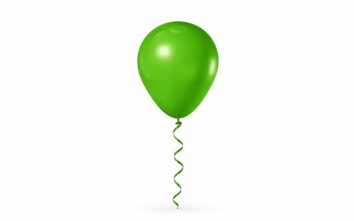 Green balloon