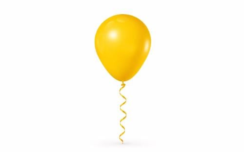Yellow balloon