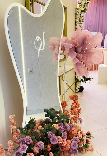 Rose Mirror Arrangement