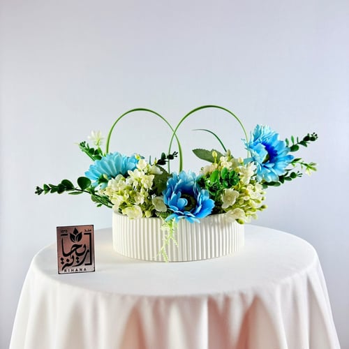 Harmony of blue flowers