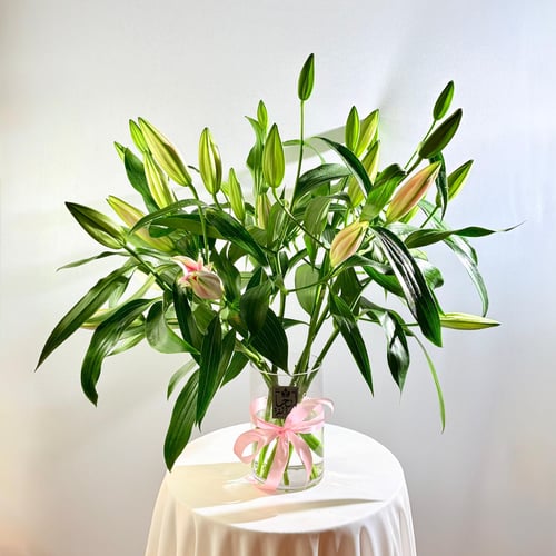Lilyum romantic vase