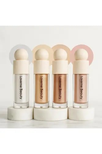 مجموعة الإضاءة السائلة المعدنيّة 4 هايلايتر -إضاءة...