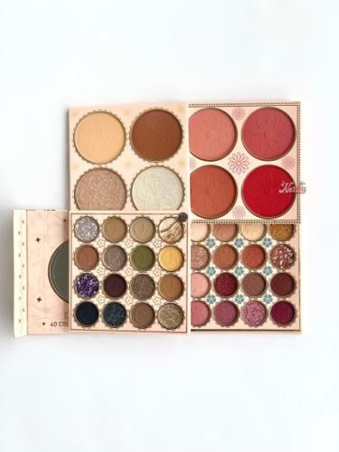 باليت لوحة ألوان من كيفن آند كوكو للوجه، ٤٠ لونًا...