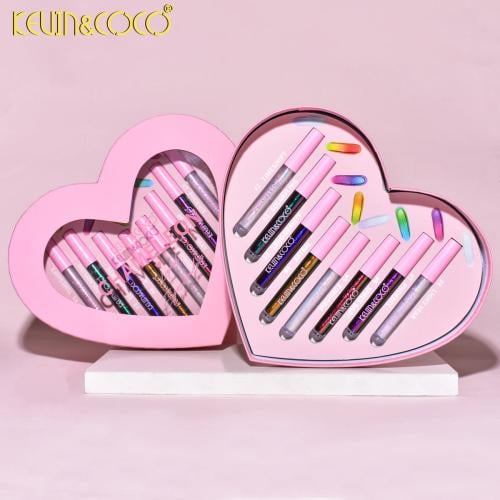 مجموعة ظلال العيون السائلة من كاميليون، 8 ألوان ال...