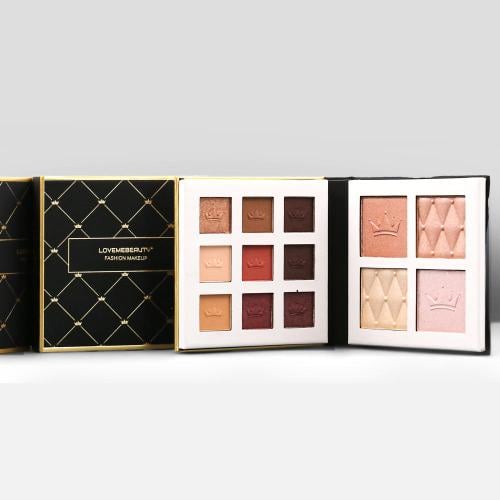 ظل عيون مع اضاءة وجه باليت 13 لون من لافمي بيوتي.