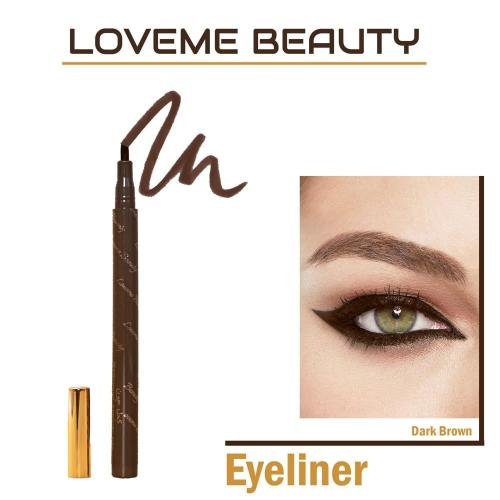 قلم كحل عيون وحواجب بني فاتح عريض من لافمي بيوتي