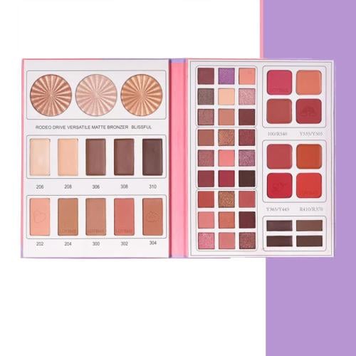 باليت 27 لون ظل عيون مع 5 لون كنتورمع 3 لون اضاءه...