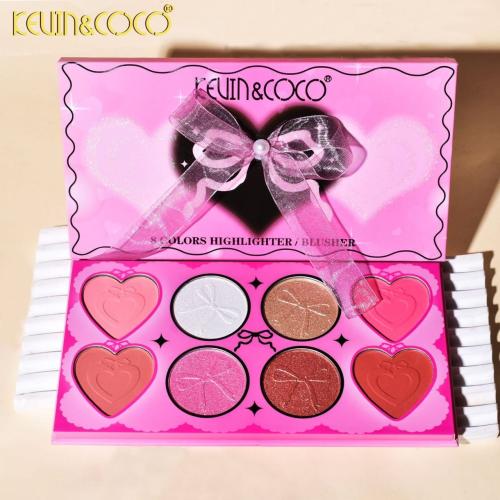 لوحة أحمر الخدود والهايلايتر من كيفن آند كوكو هي ا...