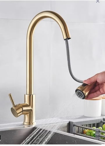 خلاط مجلى سوسته لون ذهبي