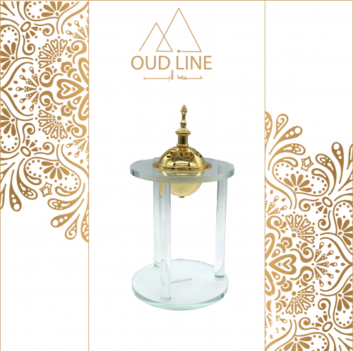 مبخرة زجاجية فخمة وأنيقة