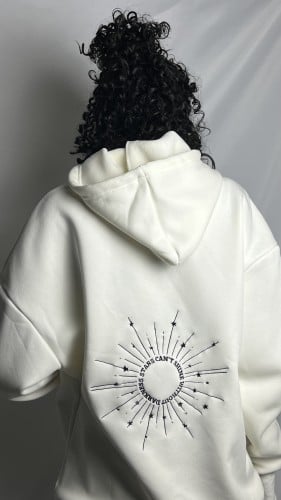 هودي ابيض -OverSize-