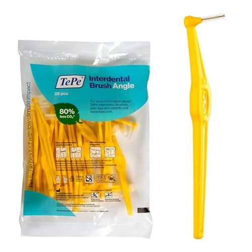 فرش مابين الأسنان مائلة ناعمة ANGLE YELLOW