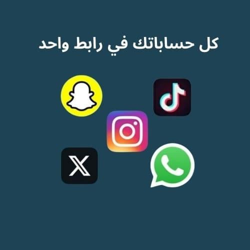 كل حساباتك في رابط واحد