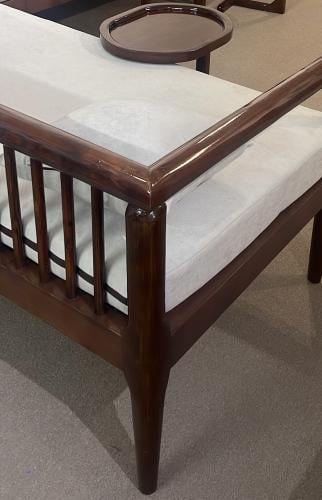 Bed without a bedspread, Swedish wood