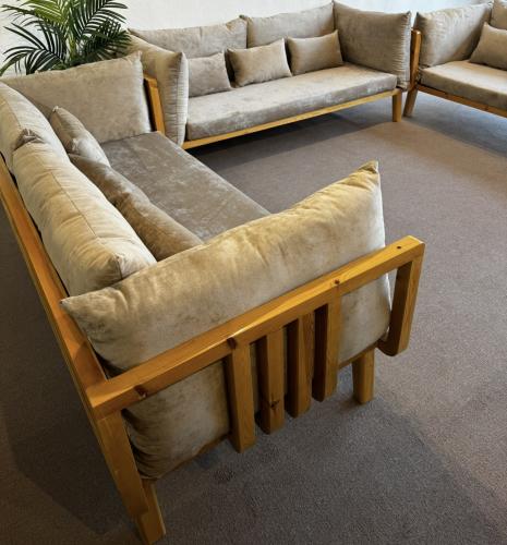 Swedish wood bed with a 2-meter by 90 cm mattress...