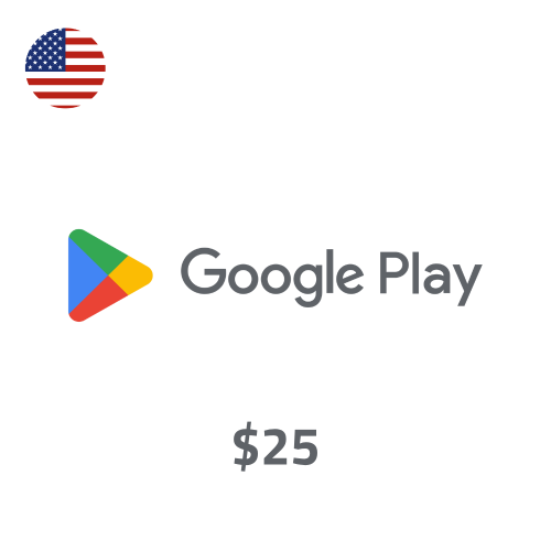 بطاقة شحن قوقل بلاي 25 دولار المتجر الامريكي دفعات...