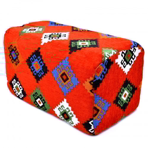 مسند يد (مركى، متكى) سوري عقرب بلون أحمر منقوش للر...