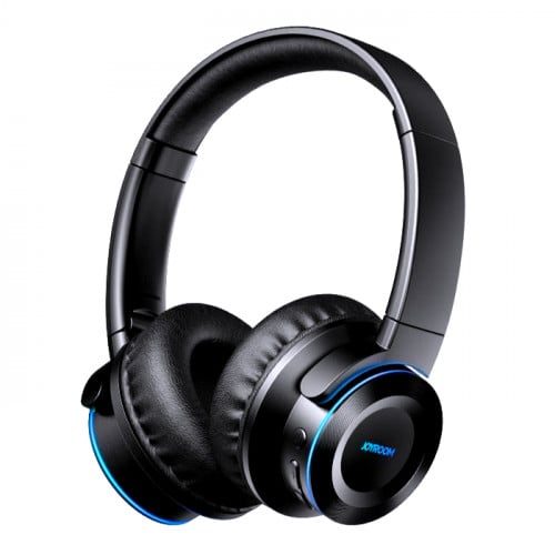 سماعة رأس إستيريو لاسلكية بلون أسود من جويروم JOYR...
